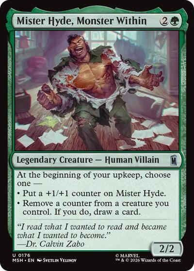 Mister Hyde, Monster Within (Marvel Super Heroes) Near Mint Foil