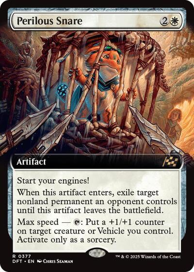 Perilous Snare (Extended Art) (Aetherdrift) Light Play Foil