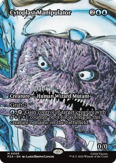 Cytoplast Manipulator (Borderless) (Teenage Mutant Ninja Turtles Eternal-Legal) Near Mint Foil