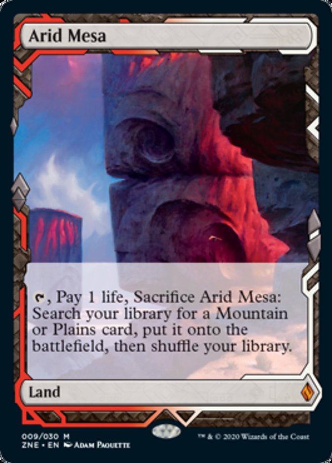 Arid Mesa (Zendikar Rising Expeditions) Light Play