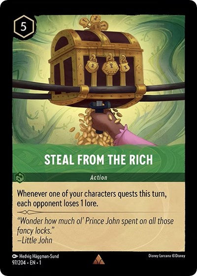 Steal From The Rich (The First Chapter) Near Mint Cold Foil