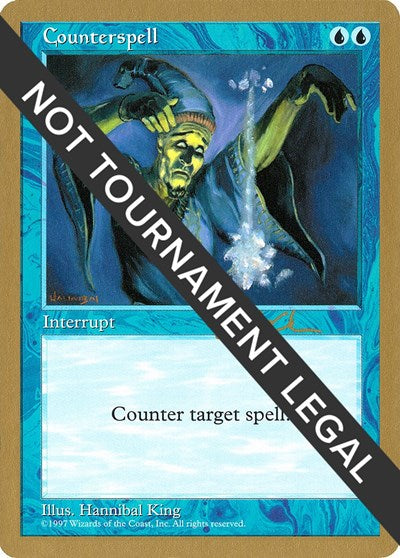 Counterspell - 1997 Paul McCabe (5ED) (World Championship Decks) Light Play