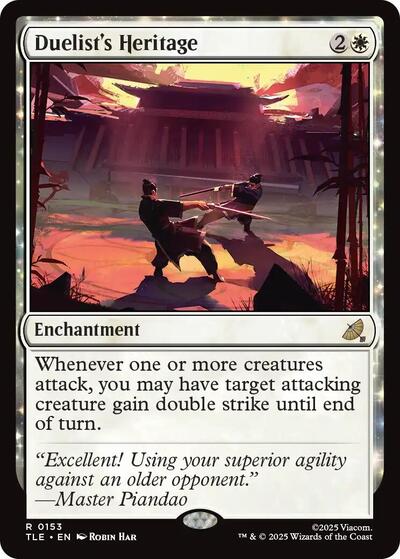 Duelist's Heritage (Avatar: The Last Airbender: Eternal-Legal) Near Mint Foil