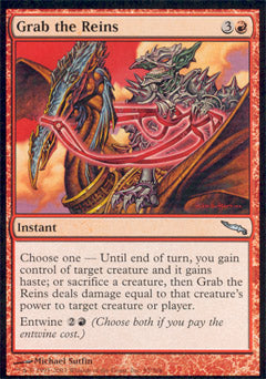 Grab the Reins (Mirrodin) Heavy Play Foil