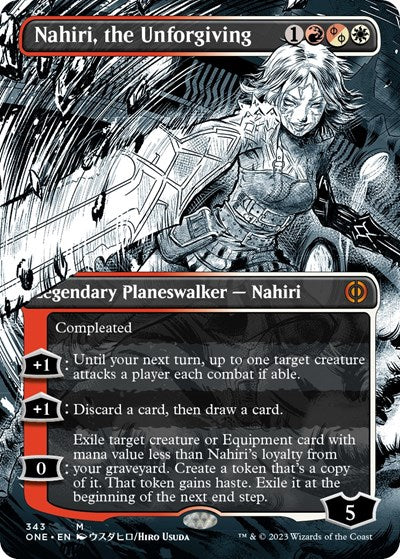Nahiri, the Unforgiving (Showcase) (Phyrexia: All Will Be One) Near Mint
