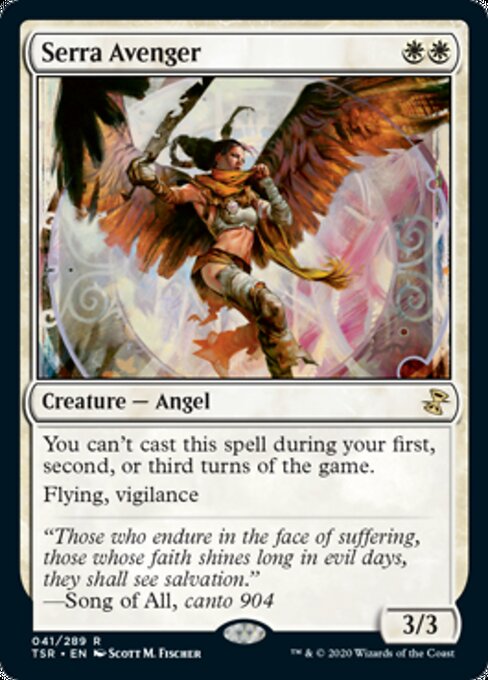 Serra Avenger (Time Spiral Remastered) Light Play Foil