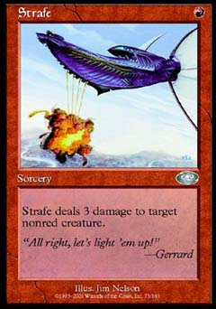 Strafe (Planeshift) Medium Play Foil