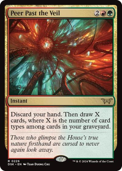 Peer Past the Veil (Duskmourn: House of Horror) Light Play