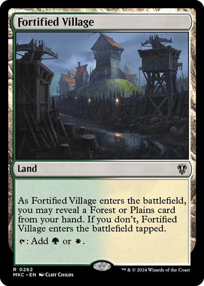 Fortified Village (Commander: Murders at Karlov Manor) Light Play