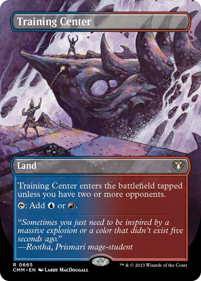 Training Center (Borderless) (Commander Masters) Medium Play Foil