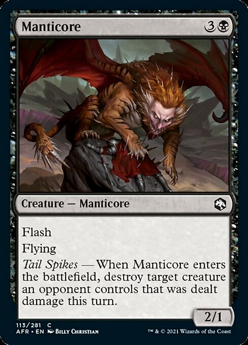 Manticore (Adventures in the Forgotten Realms) Medium Play Foil