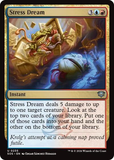 Stress Dream (Secrets of Strixhaven) Light Play Foil