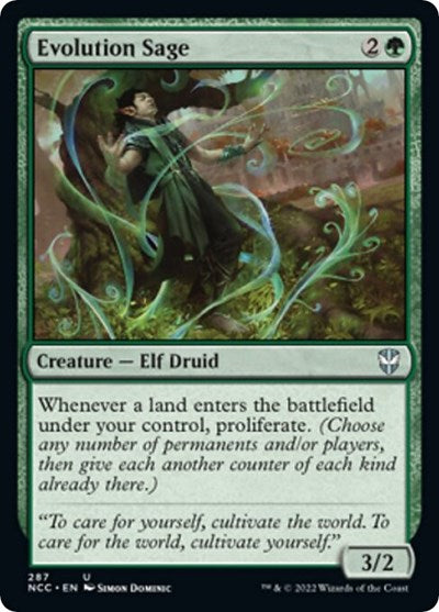 Evolution Sage (Commander: Streets of New Capenna) Near Mint