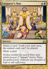Conjurer's Ban (Guildpact) Medium Play Foil