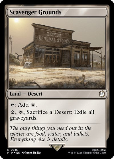 Scavenger Grounds (Surge Foil) (Universes Beyond: Fallout) Light Play Foil