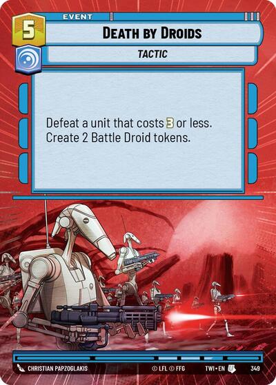 Death by Droids (Hyperspace) (Twilight of the Republic) Near Mint Foil