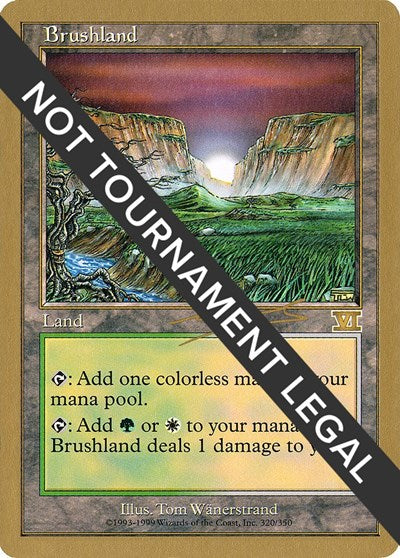 Brushland - 2000 Nicolas Labarre (6ED) (World Championship Decks) Light Play