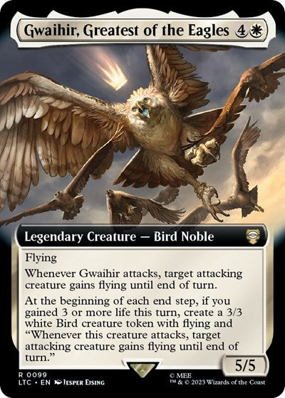 Gwaihir, Greatest of the Eagles (Extended Art) (Commander: The Lord of the Rings: Tales of Middle-earth) Light Play