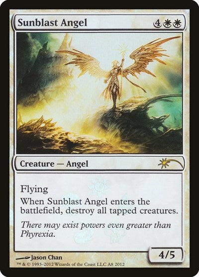 Sunblast Angel (Promos: Media) Light Play Foil