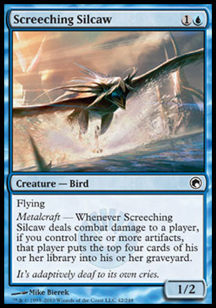 Screeching Silcaw (Scars of Mirrodin) Medium Play Foil