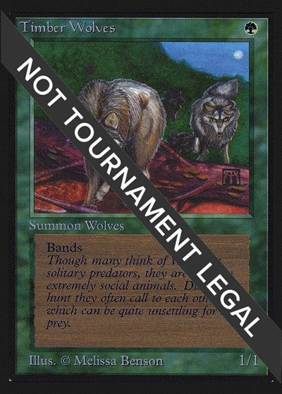 Timber Wolves (Collector's Edition) Near Mint