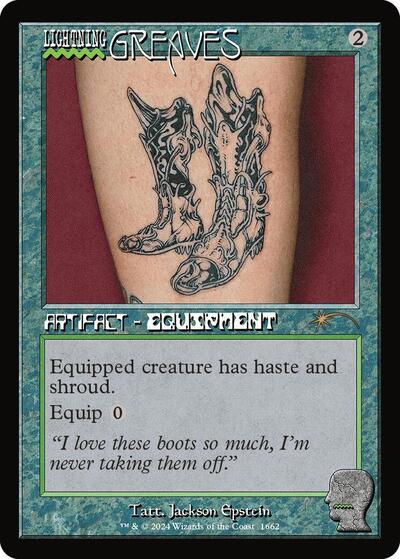 Lightning Greaves (1662) (Secret Lair) Near Mint