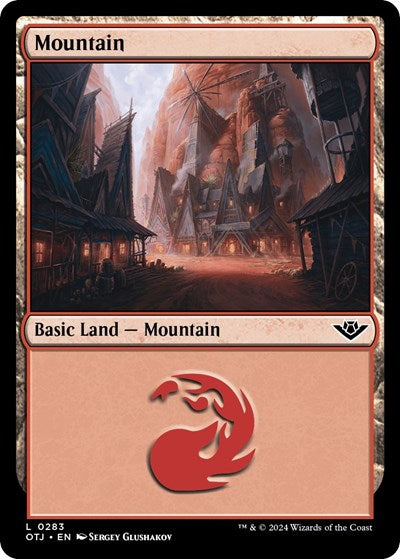 Mountain (0283) (Outlaws of Thunder Junction) Near Mint