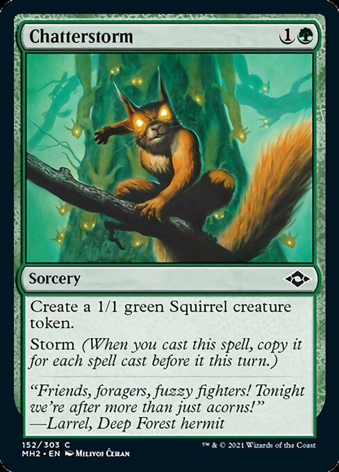 Chatterstorm (Modern Horizons 2) Light Play Foil