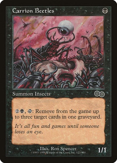 Carrion Beetles (Urza's Saga) Light Play