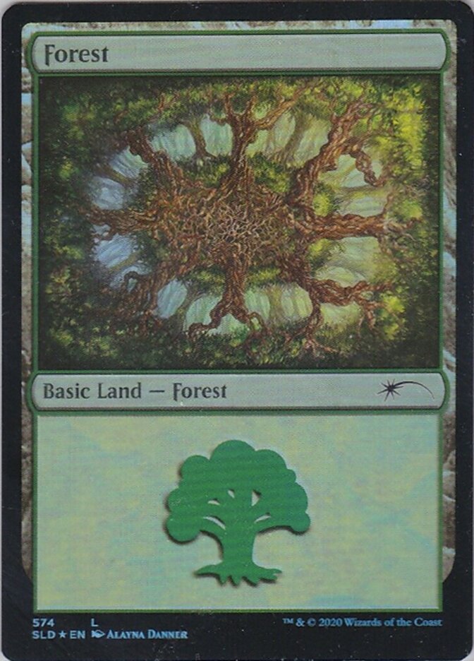 Forest 574 (Secret Lair) Near Mint Foil