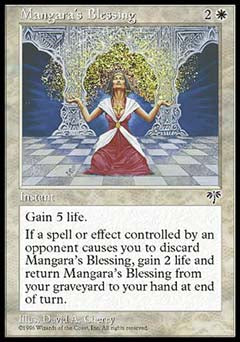 Mangara's Blessing (Mirage) Medium Play