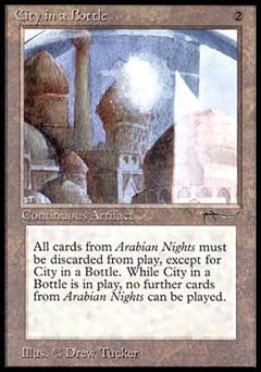 City in a Bottle (Arabian Nights) Heavy Play