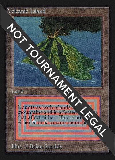 Volcanic Island (CE) (Collector's Edition) Heavy Play