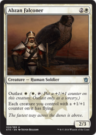 Abzan Falconer (Khans of Tarkir) Medium Play Foil