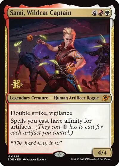 Sami, Wildcat Captain (Promos: Prerelease Cards) Near Mint Foil Spanish