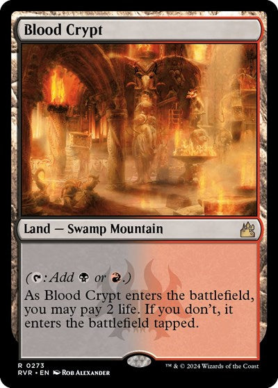 Blood Crypt (Ravnica Remastered) Light Play Foil