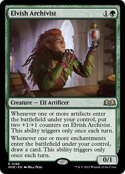 Elvish Archivist (Wilds of Eldraine) Medium Play