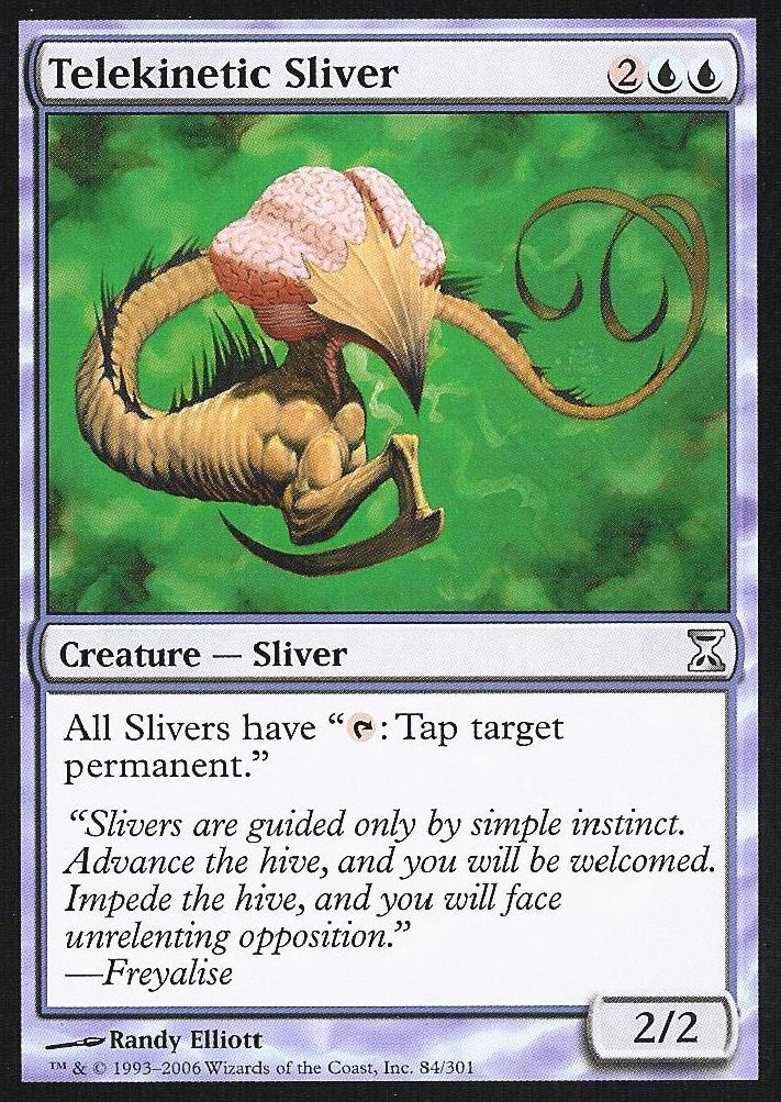 Telekinetic Sliver (Time Spiral) Heavy Play