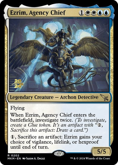 Ezrim, Agency Chief (Promos: Prerelease Cards) Near Mint Foil