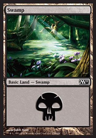 Swamp (238) (Magic 2011 Core Set) Medium Play