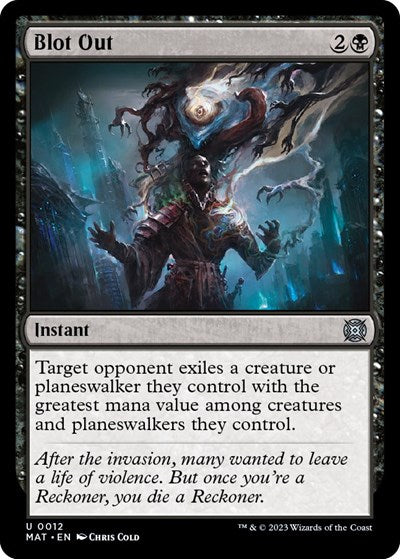 Blot Out (March of the Machine: The Aftermath) Near Mint Foil