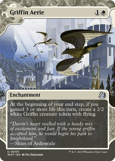Griffin Aerie (Wilds of Eldraine: Enchanting Tales) Damaged / Poor Foil