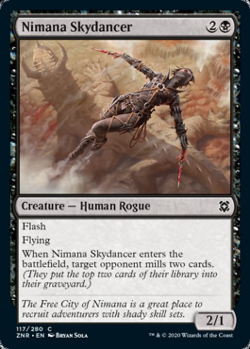 Nimana Skydancer (Zendikar Rising) Light Play