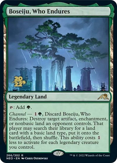 Boseiju, Who Endures (Promos: Prerelease Cards) Medium Play Foil