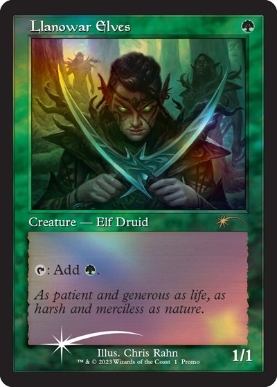 Llanowar Elves  Retro Frame|0|0|0.00