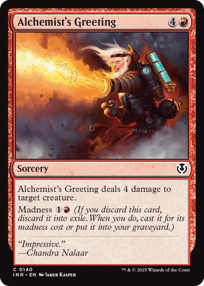 Alchemist's Greeting (Innistrad Remastered) Medium Play Foil