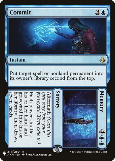 Commit // Memory (Mystery Booster) Near Mint