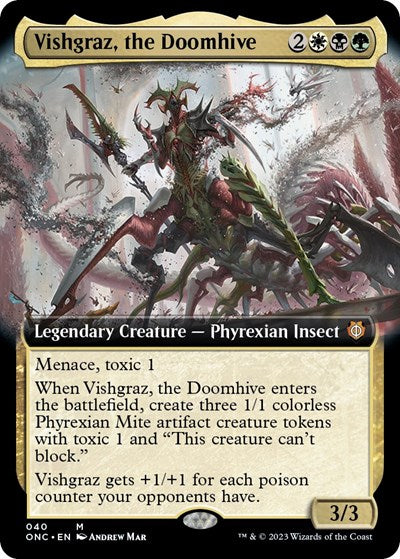 Vishgraz, the Doomhive (Extended Art) (Commander: Phyrexia: All Will Be One) Near Mint Foil