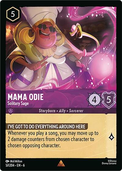 Mama Odie - Solitary Sage (Azurite Sea) Near Mint Cold Foil