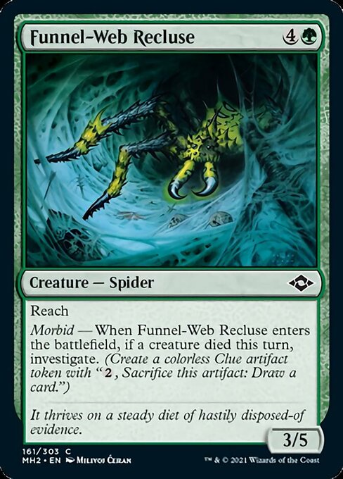 Funnel-Web Recluse (Modern Horizons 2) Medium Play Foil